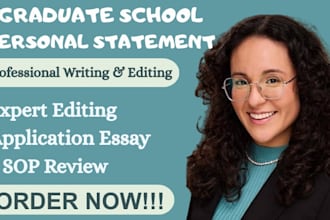 expertly edit your graduate school personal statement and application essay
