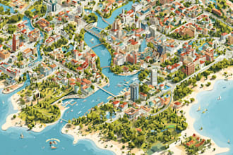 do vector map illustration and event map