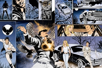 draw manga pages webtoon comic anime panel manga comic illustration