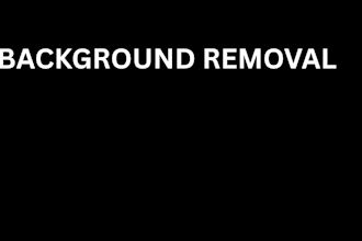 do professional background removal and cut out images