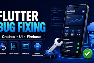 fix flutter bugs, crashes, UI and firebase issues