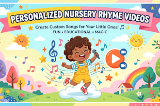 create a personalized nursery rhyme video with your child