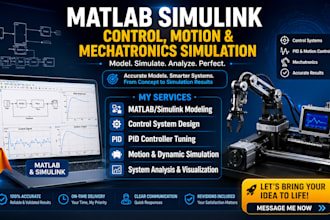 matlab simulink, control systems, mechatronics, pid, motion simulation systems