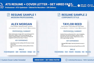 write and design a professional ats cv, resume, and cover letter
