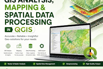 do gis analysis, mapping, and spatial data processing in qgis