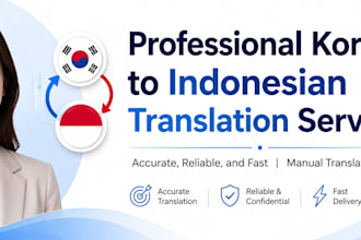 translate korean to indonesia and indonesia to korean