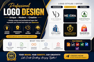 professional custom brand logo design