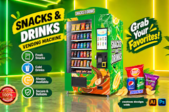design professional vending, atm and kiosk machine wrap