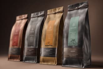 do coffee or tea packaging and label design for you