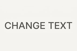 text change text replace text remove text add in image logo or scanned pictures