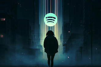 animate your album cover art for spotify canvas and social media