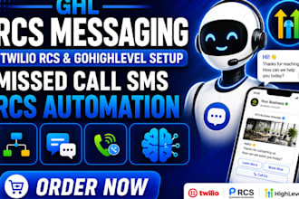 ghl rcs messaging setup ghl twilio rcs gohighlevel rcs setup ghl missed call sms