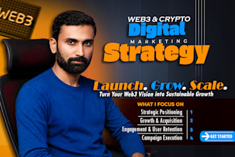 build a web3 crypto project launch marketing strategy