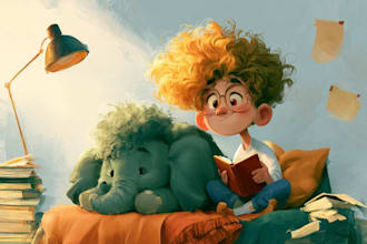 draw children book illustration