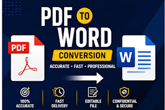 convert PDF to word and retype documents accurately
