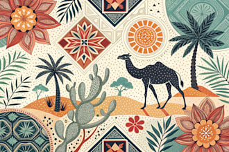 make a unique pattern design