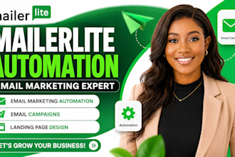 setup mailerlite email automation landing page newsletter and email markerting