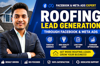 run facebook meta ads for roofing lead generation