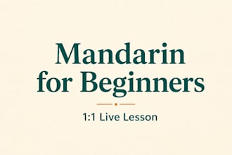 teach you conversational chinese mandarin for beginners