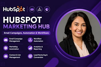 setup hubspot email marketing hub email campaigns automation hubspot workflows