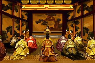 create custom pixel art characters and sprites