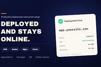 deploy your nodejs react or nextjs app to AWS vps or vercel