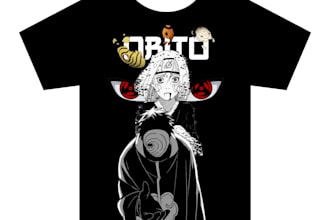 design custom anime t shirt and pod merch for you