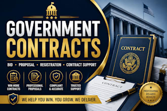 help you win government contracts, rfp, rfq, rfi with bid proposal writing