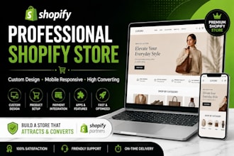 build a professional shopify store