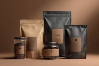 do coffee label and packaging design
