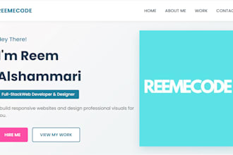 develop a landing page