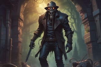 write horror stories with fantasy and magic