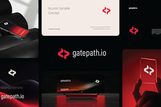a professional logo and complete brand identity