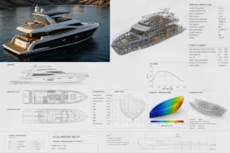 design 3d boat design or marine homes with boat stability calculations