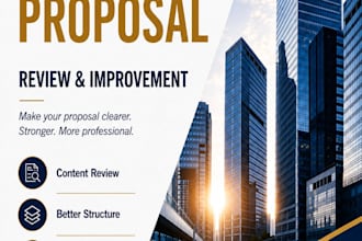 review and improve your business proposal