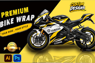 do unique bike motorcycle helmet wrap and decal graphics and any vehicle wrap