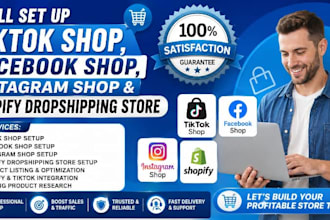 be your monthly tiktok shop manager, USA tiktok shop creation, audit tiktok shop