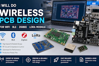 do wireless pcb design for wifi ble zigbee lora module