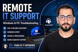 provide remote IT support for windows and PC