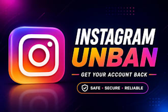 restore instagram page, ig profile unbanning issues