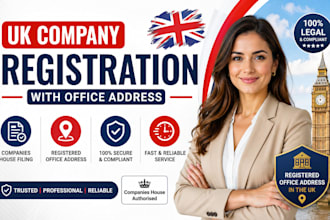 do UK company registration with registered office address