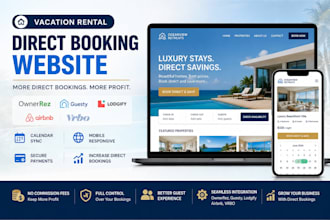 build vacation rental direct booking website ownerrez guesty lodgify airbnb vrbo