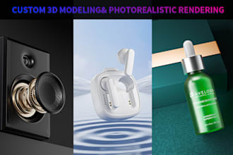 create custom 3d models and photorealistic renders