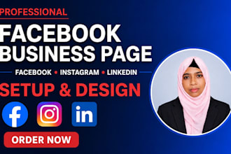 run facebook business page create,design and optimization