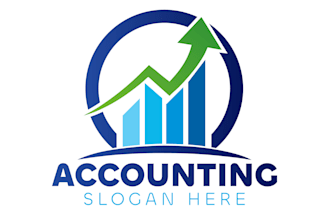 design a professional logo for accounting and tax businesses