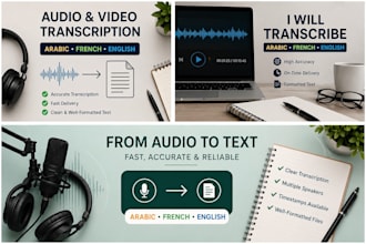 accurately transcribe audio and video