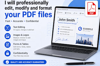 professionally edit, modify and format your PDF files