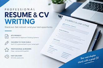 write an ats optimized CV resume and linkedin profile for your career