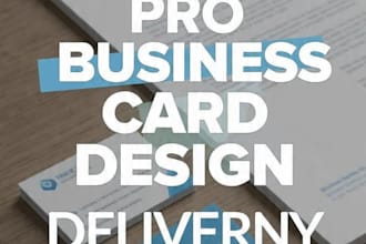 design modern logo and business card