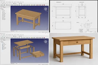 create precise 2d and 3d cad models in freecad